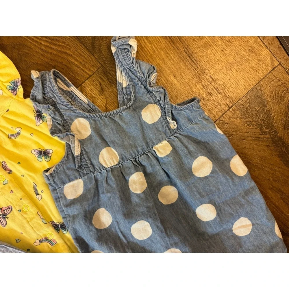 Baby Summer Rompers Girls 12 Months Clothes Outfits Lot Bundle Toddler Butterfly